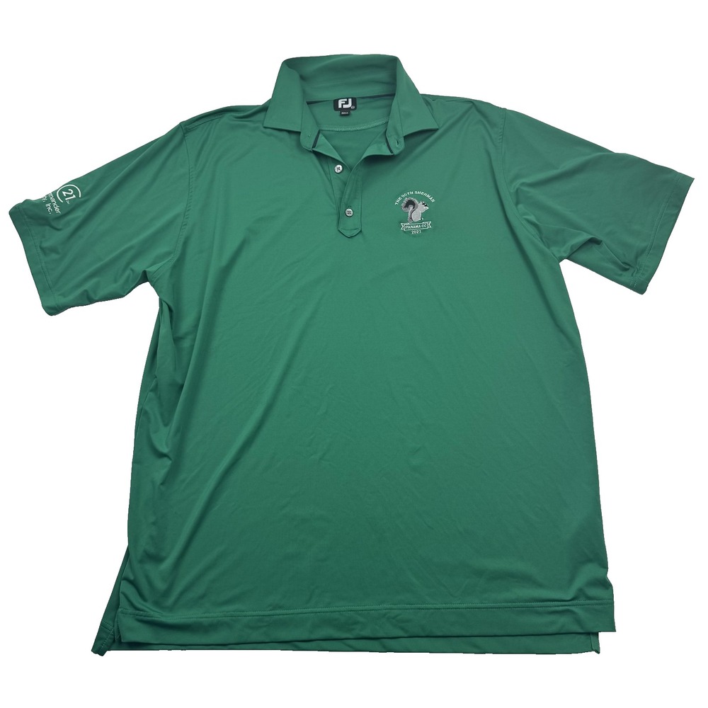 Footjoy Panama CC Shirt Polo Mens 2XL 96th Sherman Golf Tournament 2023 FJ